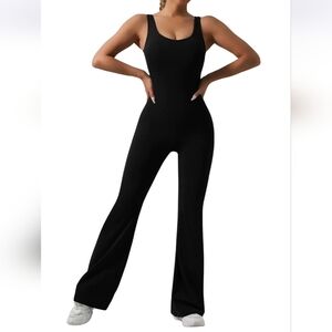 Refuge Chic Black Sleeveless Jumpsuit